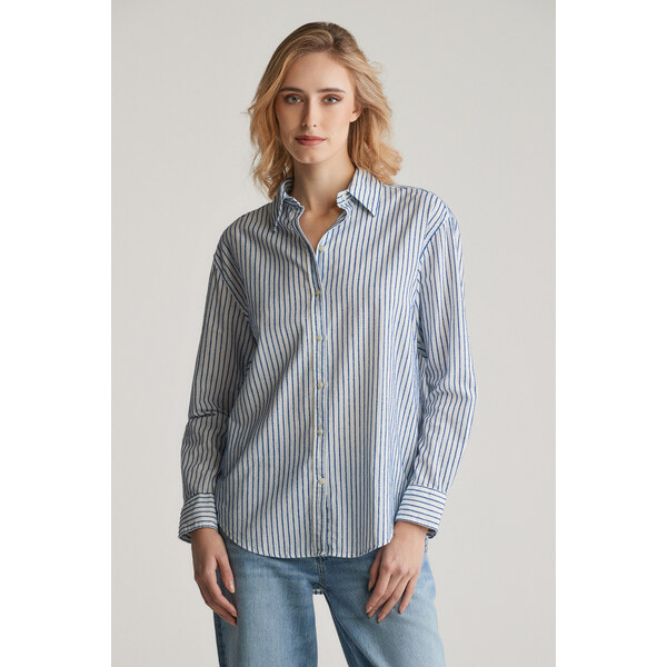 KOŠEĽA GANT REL TEXTURED STRIPED SHIRT RICH BLUE 62622086