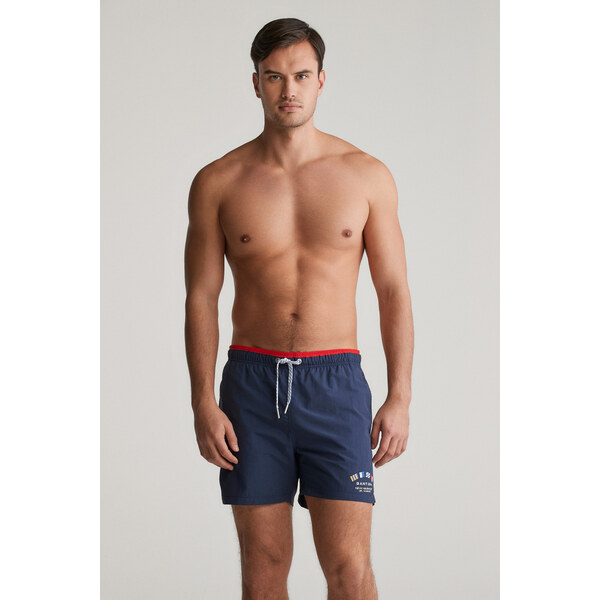 PLAVKY GANT FLAG PRINT SWIM SHORTS MARINE 62622120