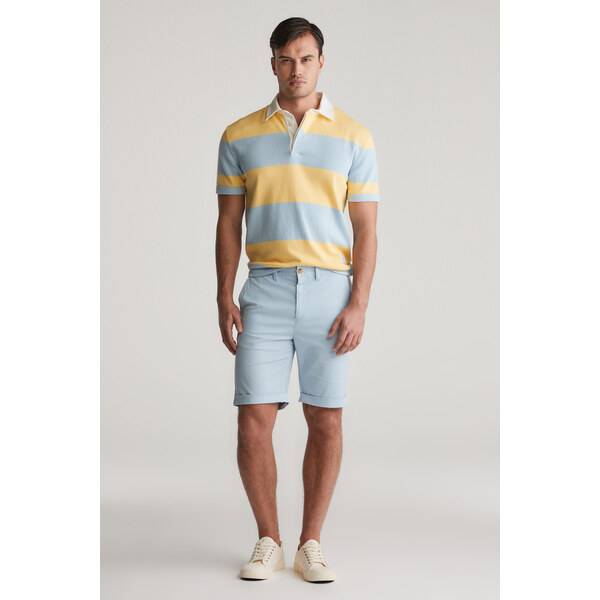ŠORTKY GANT REG SUNFADED CHINO SHORTS FRESH BLUE 62622067