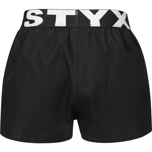 Detské trenky Styx športová guma čierne (BJ960) 6-8 let 66060804