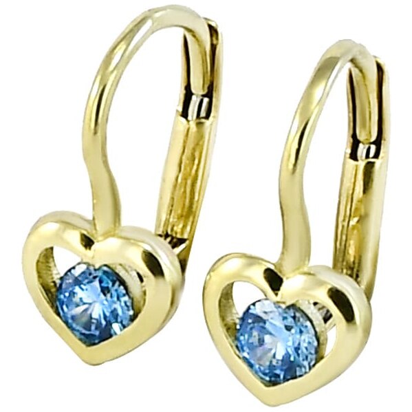 Zlaté náušnice detské Glare 278 62630462