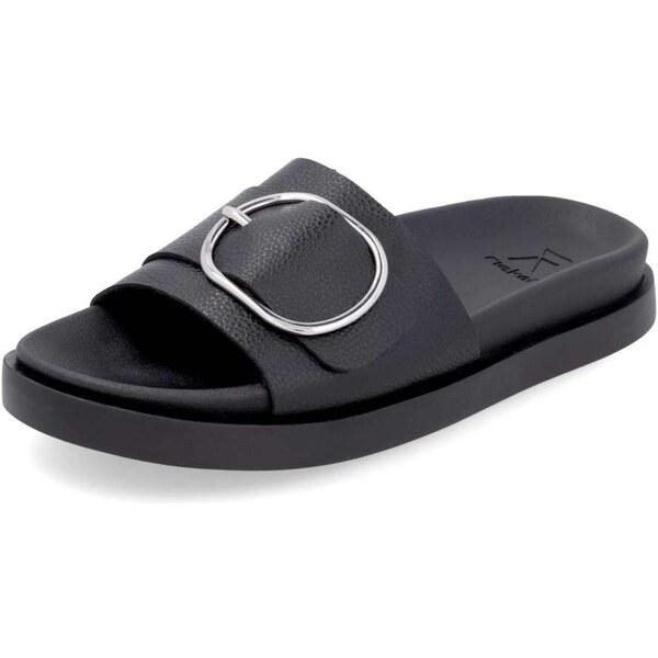 Dámske šľapky RIEKER W1453-00 čierna S5 62631795