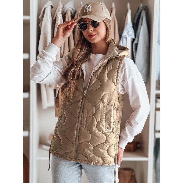 BASIC Camel dámska prešívaná vesta VESOLITA TY4878 62634293