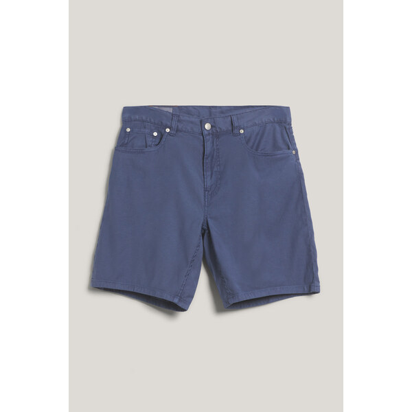ŠORTKY GANT REG COT/LINEN JEANS SHORTS DUSTY NAVY 62008541