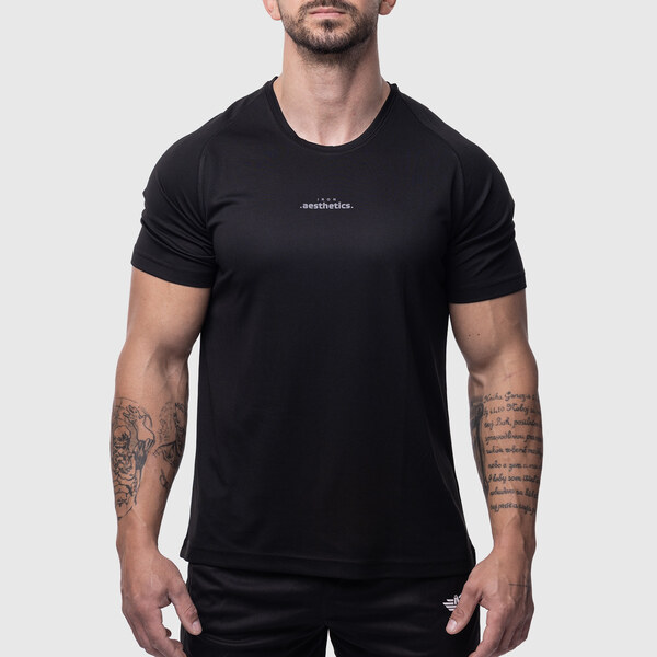 Pánske športové tričko Iron Aesthetics Training, čierne 62644643