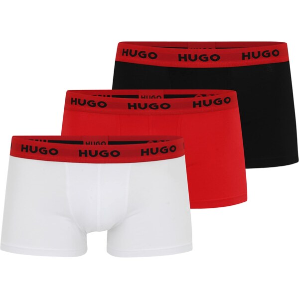 HUGO Boxerky béžová / červená / čierna 62661027