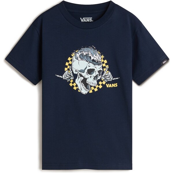 VANS Tričko Headwaves modrá / námornícka modrá / žltá / biela 62661554