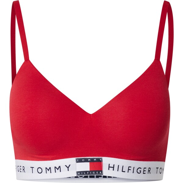 Tommy Hilfiger Underwear Podprsenka Heritage červená / čierna / biela 62663075