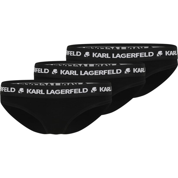 Karl Lagerfeld Nohavičky čierna / biela 62880179