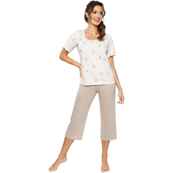 Dámske bavlnené pyžamo Donna Sandi 3/4 62987932