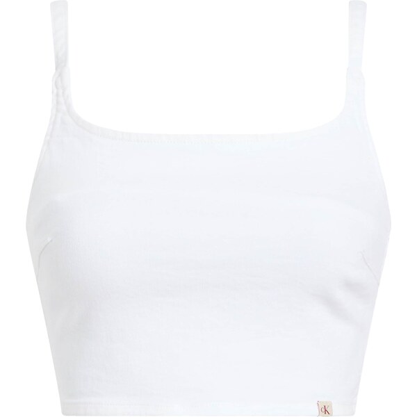 Calvin Klein Jeans Top biely denim 62661754