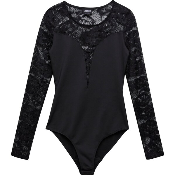 Urban Classics Košeľové body čierna 63149498