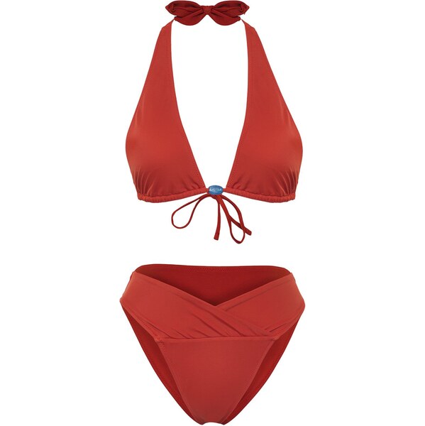 Trendyol Bikiny karmínovo červená 63160277