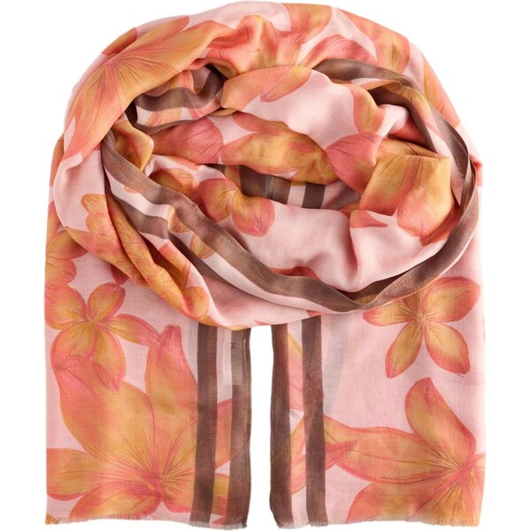Next Šál hnedá / oranžová / ružová 62661730