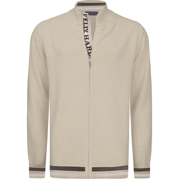 Felix Hardy Kardigán béžová / krvavo červená / čierna 60701667