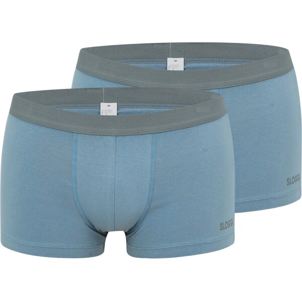 SLOGGI Boxerky GO ABC 2.0 modrosivá / tmavosivá 62663440
