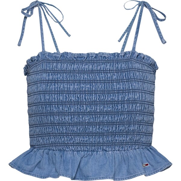 Tommy Jeans Top modrá denim 62863278