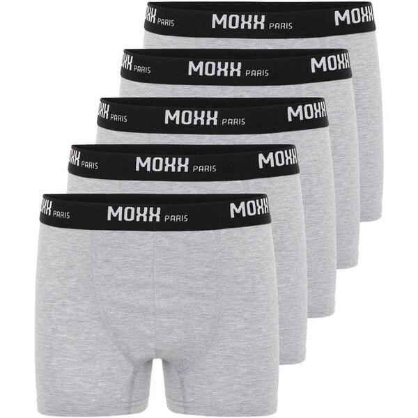 Moxx Paris Boxerky sivá / čierna / biela 65648199