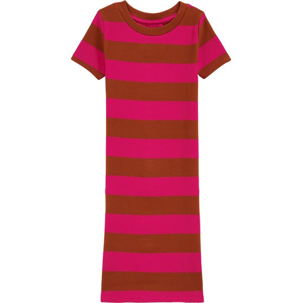 WE Fashion Šaty neónovo ružová / hrdzavo červená 63162745