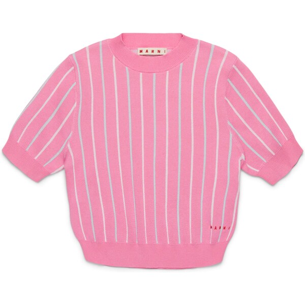 Marni Sveter pastelovo modrá / svetloružová / biela 63160641