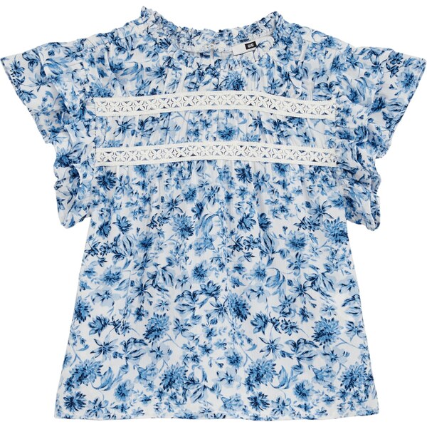 WE Fashion Blúzka námornícka modrá / neónovo modrá / svetlomodrá / 62664410