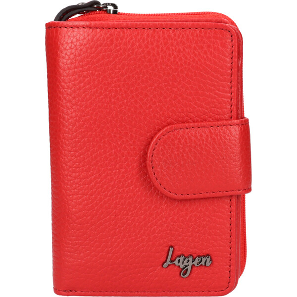 Lagen Dámska kožená peňaženka LG038 red 66596145