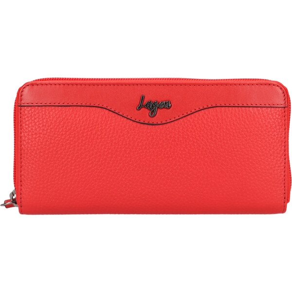 Lagen Dámska kožená peňaženka LG833 red 66595941