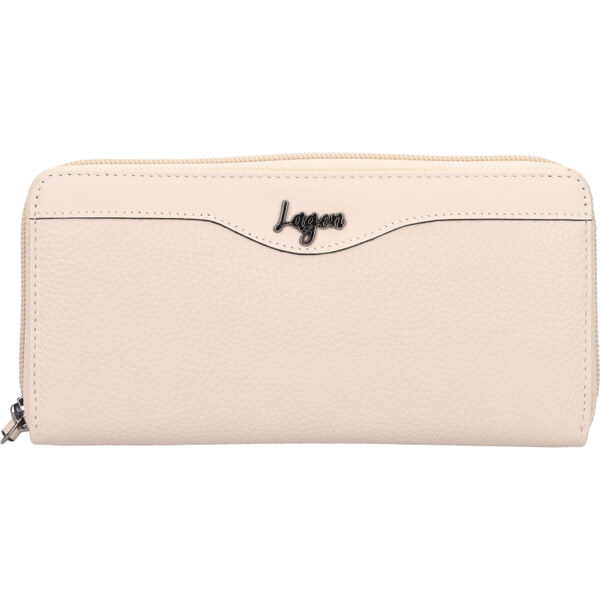 Lagen Dámska kožená peňaženka LG833 white 66596131