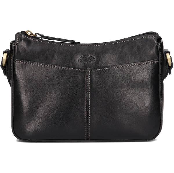 Kožená dámska crosbody kabelka Katana Mealla - čierna 62687385