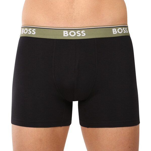 3PACK pánske boxerky BOSS čierné (50531691 965) 62691627