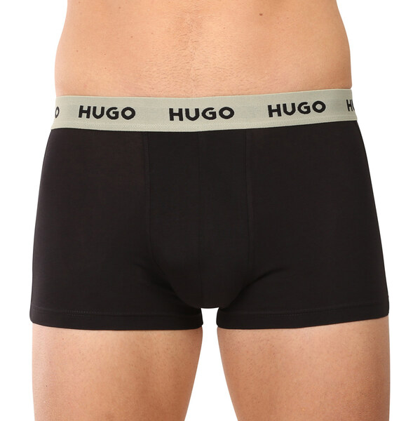 3PACK pánske boxerky HUGO čierne (50532611 977) 62691628