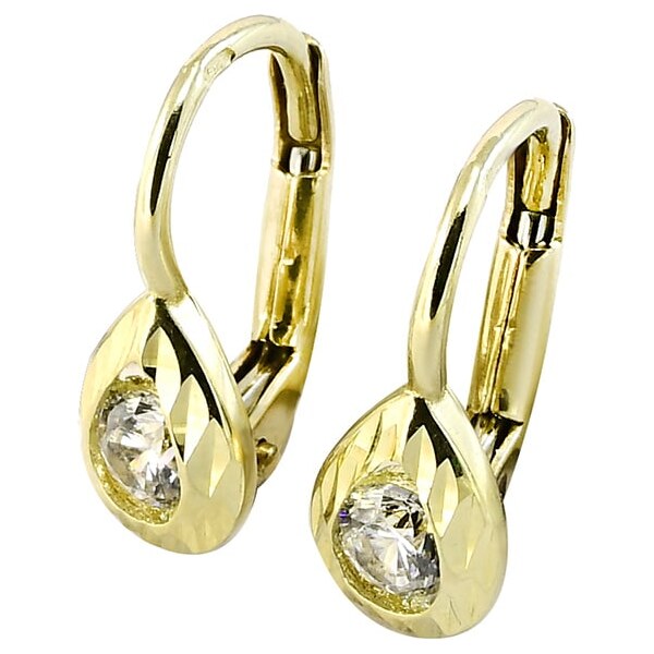 Zlaté náušnice detské Glare 285 62692048