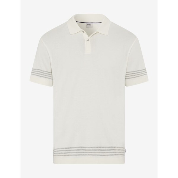 Pánska smotanová polokošeľa s prúžkami BRAX 62701458