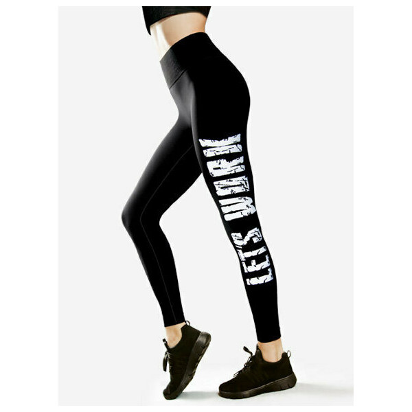 Legíny so širokým elastickým pásom LETS WORK 90 DEN Lores 62701349