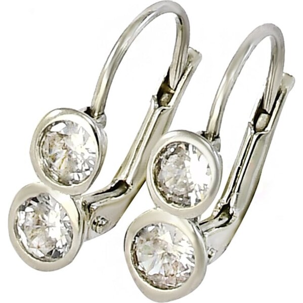 Strieborné náušnice Glare 722 62714056