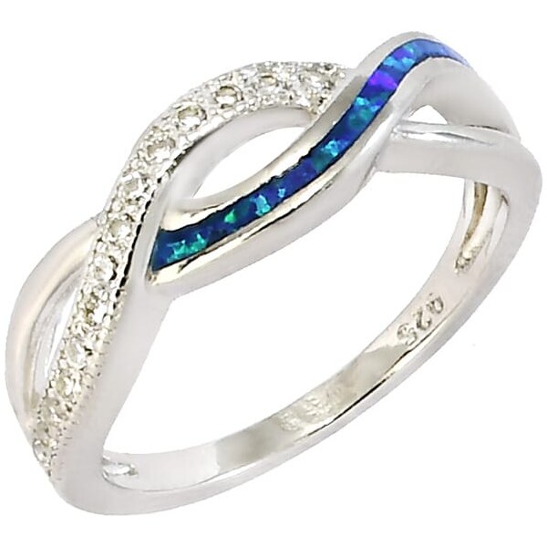 Strieborný prsteň Glare 853 62721130