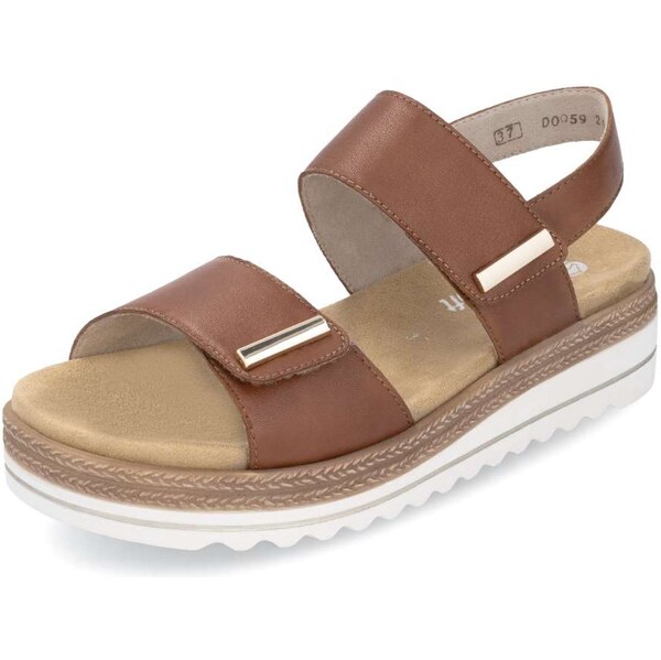 RIEKER Dámske sandále REMONTE D0Q59-24 hnedá S6 62736429