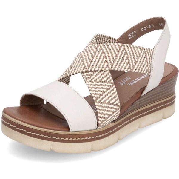 RIEKER Dámske sandále REMONTE D2L54-60 béžová S5 62736431