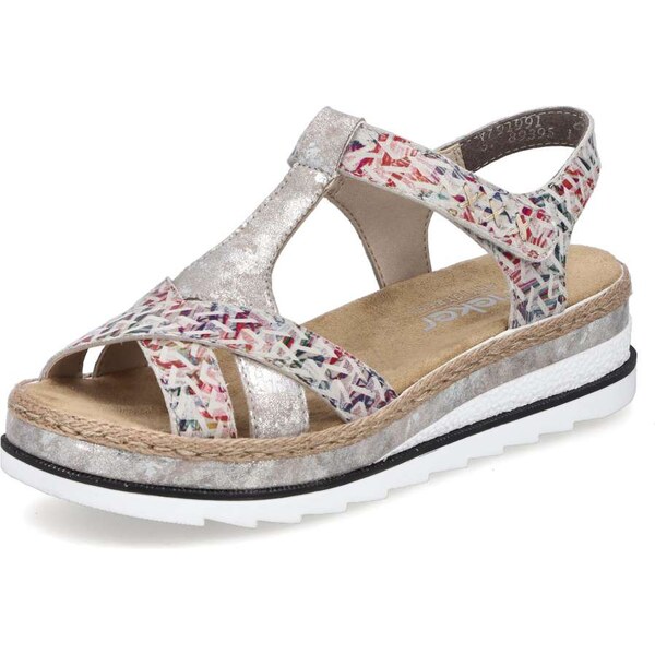 Dámske sandále RIEKER V7919-91 béžová S5 62736439