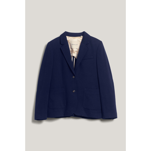SAKO GANT SLIM PIQUE BLAZER EVENING BLUE 65237292