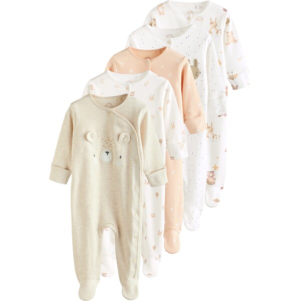 Next Pyžamo krémová / broskyňová / biela 65874685