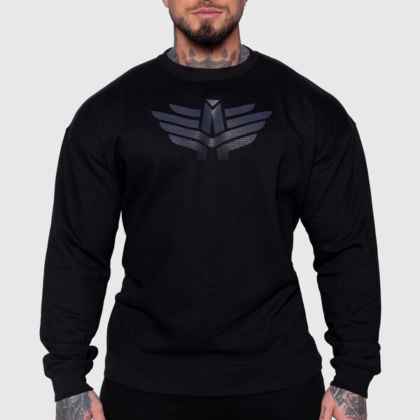 Pánska mikina Iron Aesthetics Essential, čierna 62747987