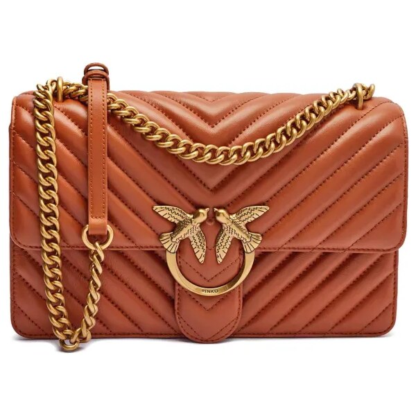 Pinko Kožená kabelka na rameno LOVE ONE CLASSIC 62742473