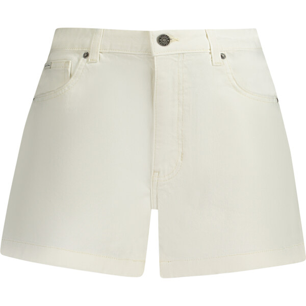 GUESS JEANS Dámske biele rifľové kraťasy Guess 64703650