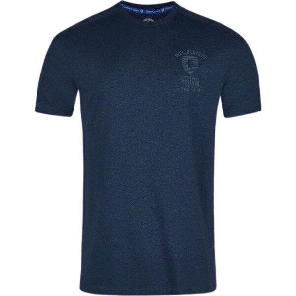 WELLENSTEYN pánske tmavomodré bavlnené tričko 62721468