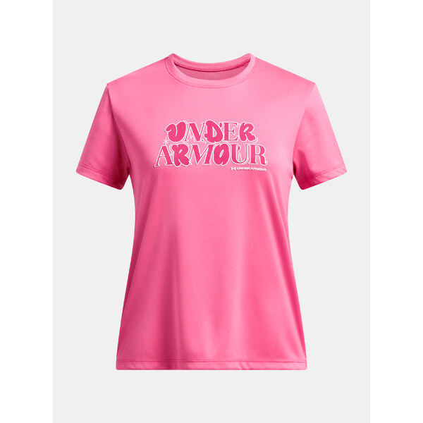 Girls T-shirt Under Armour UA Tech Wordmark SS - Girls 64790222