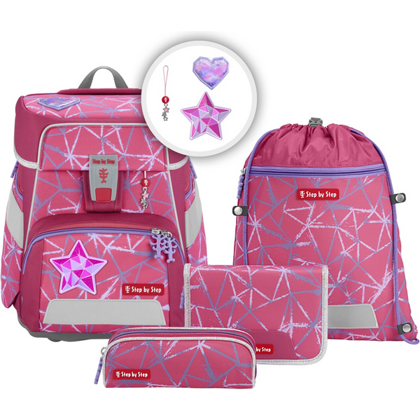 Step by Step Školní aktovka Space pro prvňáčky - 5-dílný set - Star 62929443