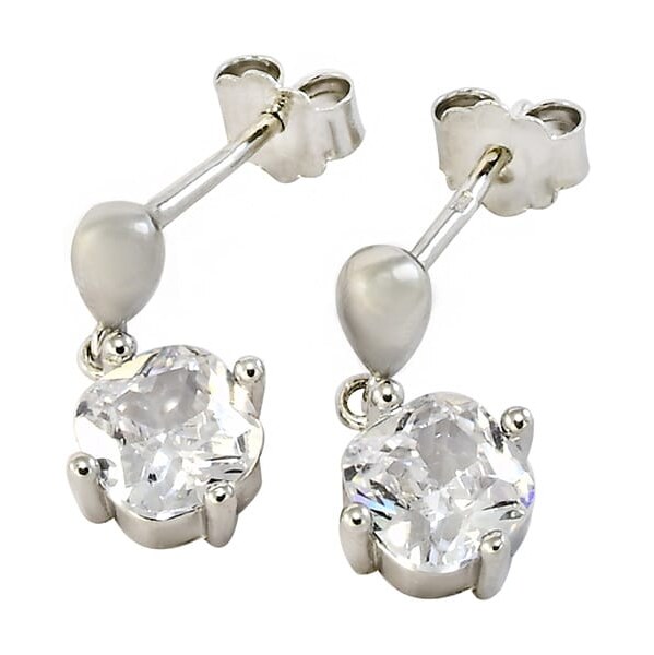 Strieborné náušnice Glare 746 62753683