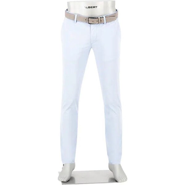 Pánske belasé ultraľahké chino nohavice ALBERTO regular fit 62755094