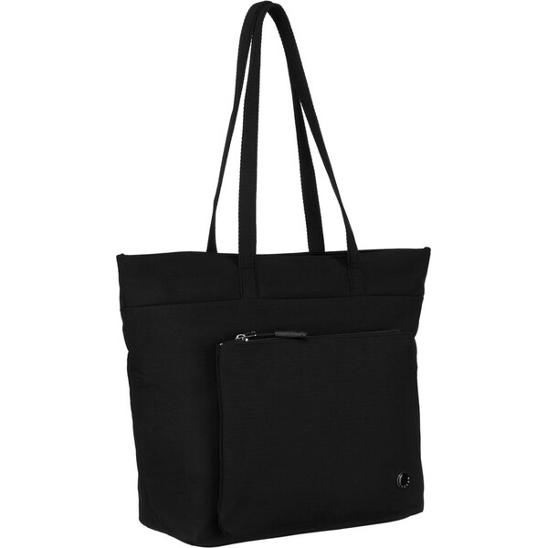 Peterson Dámska čierna shopper kabelka s vreckom na prednej strane PTN 62755735